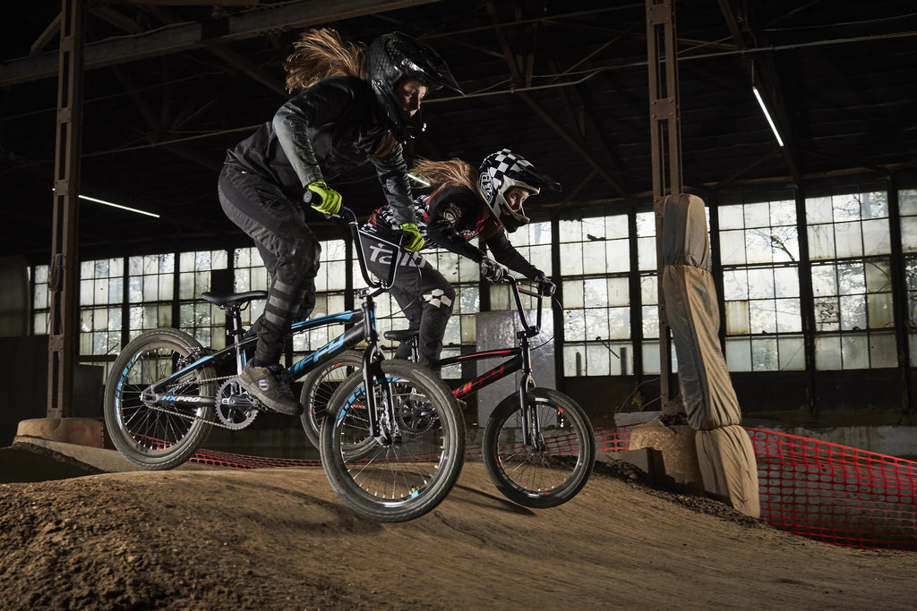 20 - Inch BMX Bikes HX - Pro Bike, Black with Teal, Aluminum Frame